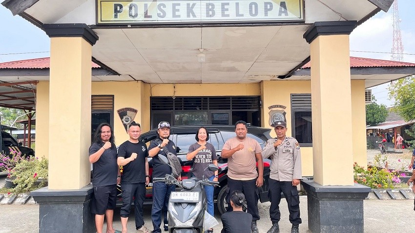 Resmob Polres Poso Tangkap Pelaku Pencurian Motor di Luwu