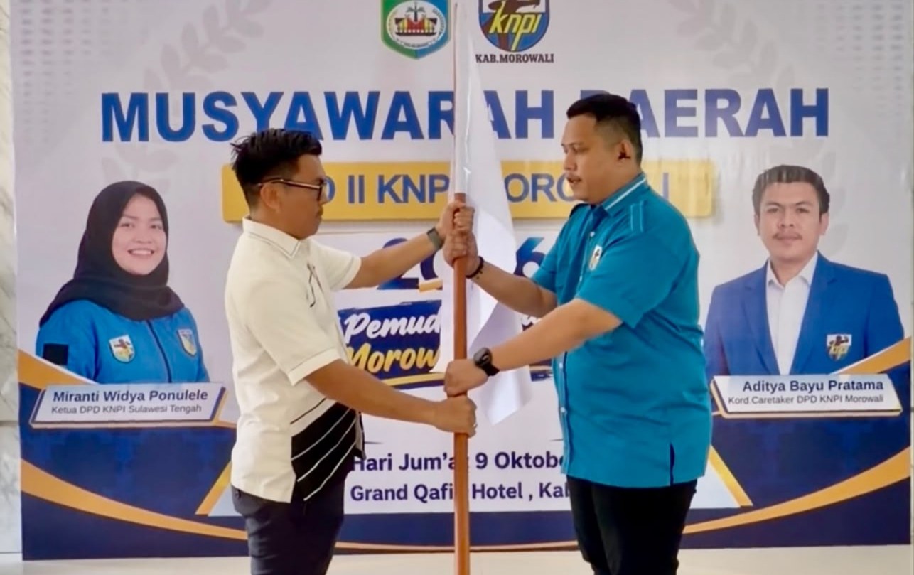 Musda KNPI Morowali, Ahmad Dizza Yusran Terpilih Sebagai Ketua