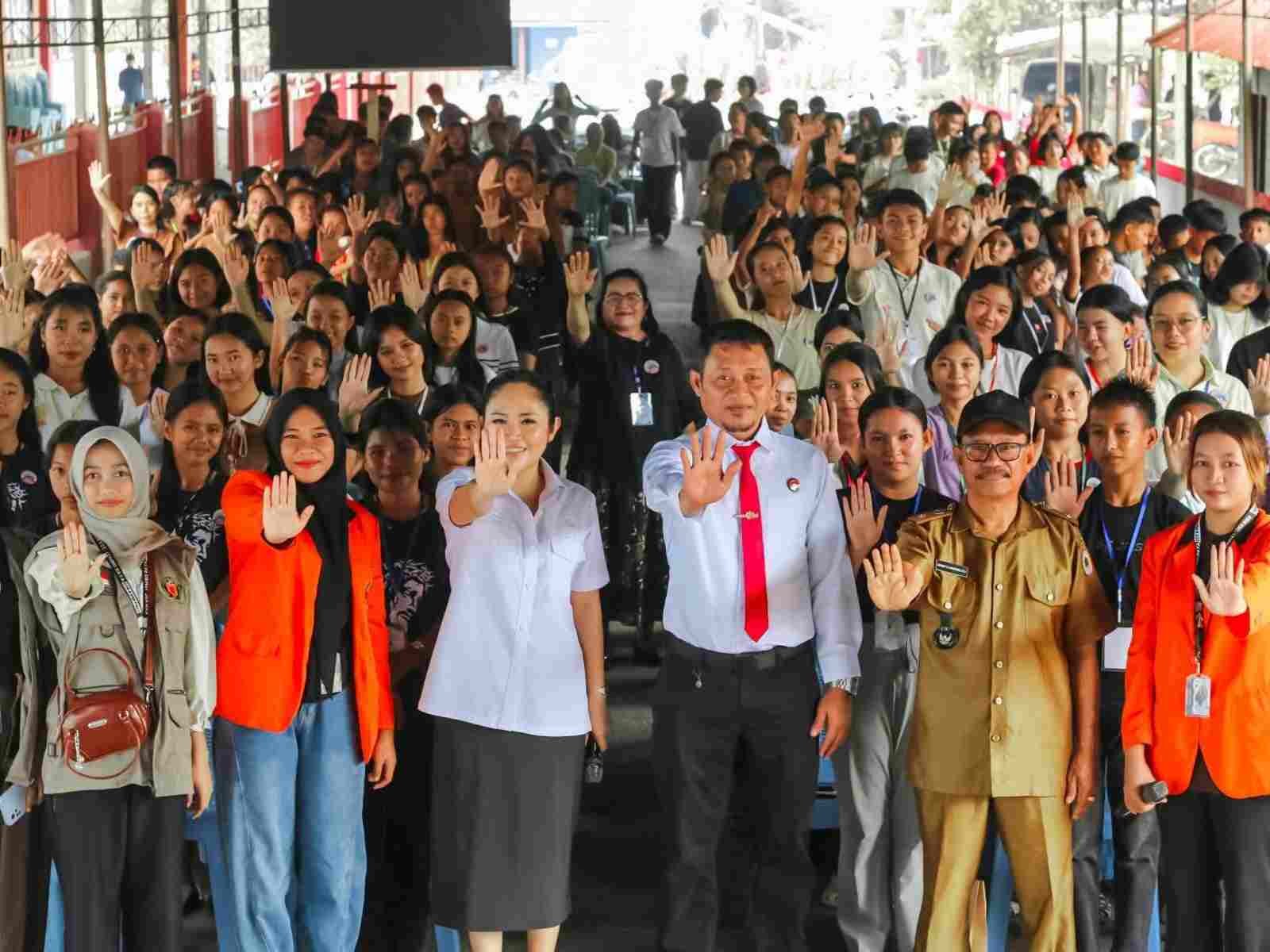 HUT Remaja GKST, Delis Gaungkan Perang terhadap Narkoba