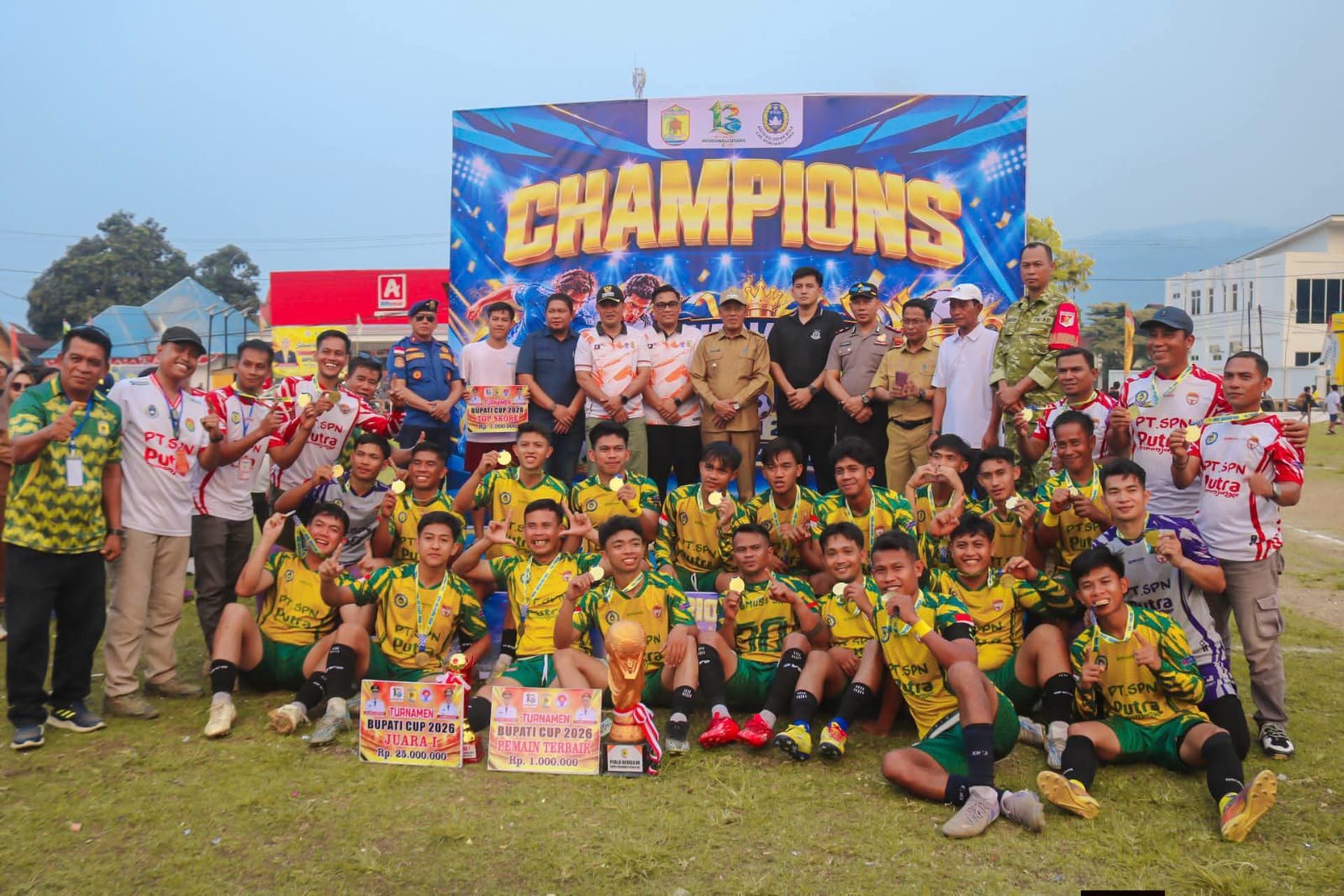 Mori Utara Tumbangkan Soyojaya, Rebut Juara Bupati Cup