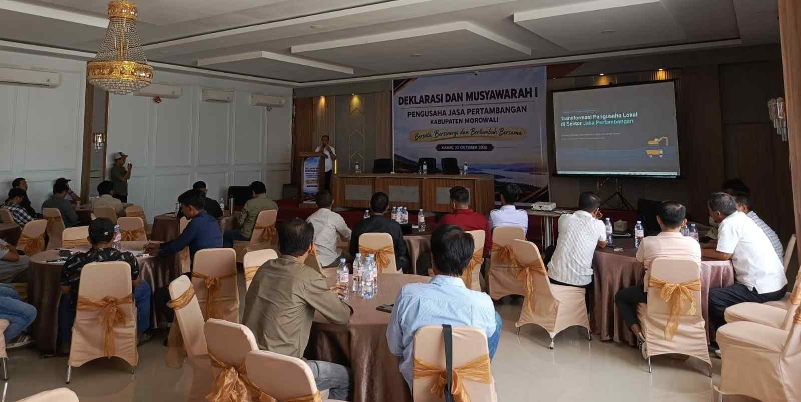 Deklarasi Pengusaha Jasa Pertambangan Morowali, Ikhsan Arisandhy: Mari Bangkit, Berjuang dan Tumbuh Bersama