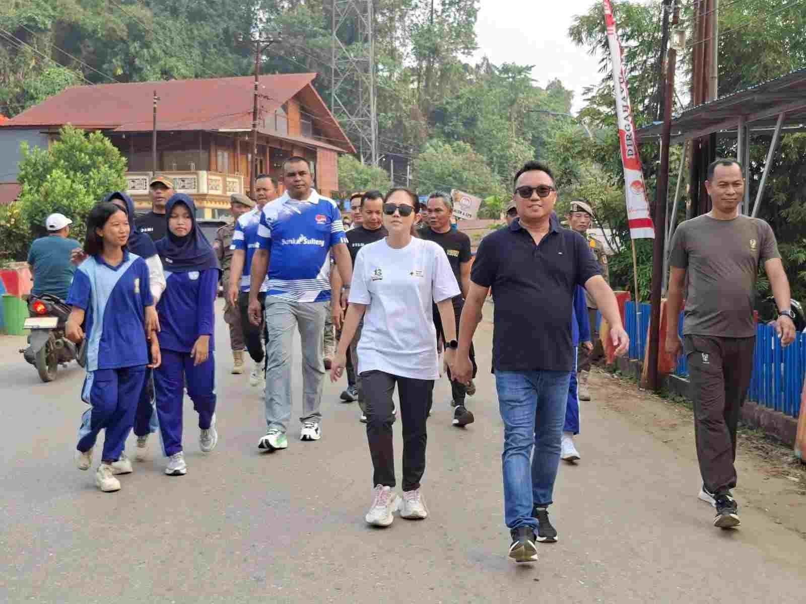 Kolonodale Bergemuruh, Jalan Santai Meriahkan HUT Morut