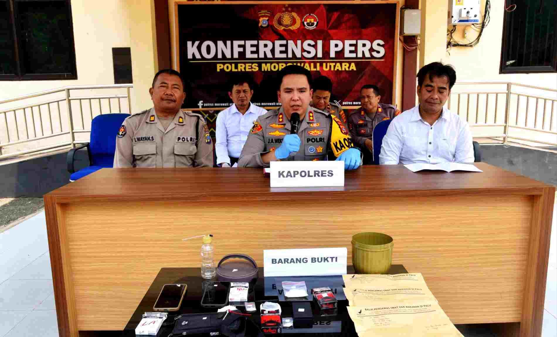 Sarang Narkoba Dibongkar, Polisi Temukan Senpi dan Amunisi